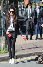 MICHELLE KEEGAN Out with Her Dogs in Cheshire 10/02/2019