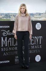 MICHELLE PFEIFFER at Maleficent: Mistress of Evil Photocall in Rome 10/07/2019