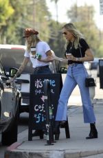 MILEY and TISH CYRUS Out Shopping in Studio City 10/13/2019