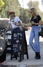 MILEY and TISH CYRUS Out Shopping in Studio City 10/13/2019