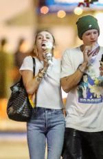 MILEY CYRUS and Cody Simpson Night Out in Studio City 10/18/2019