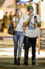 MILEY CYRUS and Cody Simpson Night Out in Studio City 10/18/2019