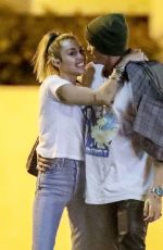 MILEY CYRUS and Cody Simpson Night Out in Studio City 10/18/2019