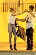 MILEY CYRUS and Cody Simpson Night Out in Studio City 10/18/2019