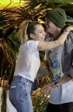 MILEY CYRUS and Cody Simpson Night Out in Studio City 10/18/2019