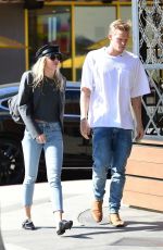 MILEY CYRUS and Cody Simpson Out in Los Angeles 10/28/2019