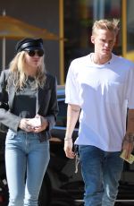 MILEY CYRUS and Cody Simpson Out in Los Angeles 10/28/2019