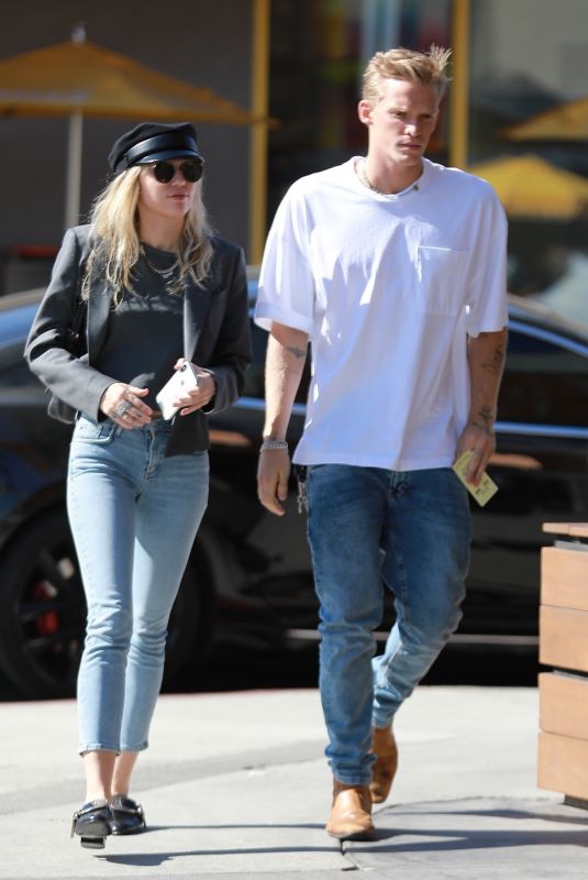 MILEY CYRUS and Cody Simpson Out in Los Angeles 10/28/2019