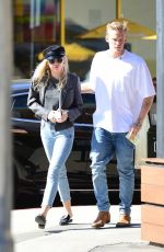 MILEY CYRUS and Cody Simpson Out in Los Angeles 10/28/2019