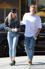 MILEY CYRUS and Cody Simpson Out in Los Angeles 10/28/2019