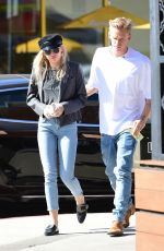 MILEY CYRUS and Cody Simpson Out in Los Angeles 10/28/2019