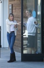 MILEY CYRUS at Blue Bottle Coffee in Studio City 10/13/2019