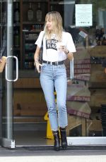 MILEY CYRUS in Denim Out and About in Los Angeles 10/19/2019