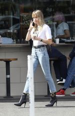 MILEY CYRUS in Denim Out and About in Los Angeles 10/19/2019