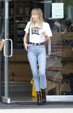 MILEY CYRUS in Denim Out and About in Los Angeles 10/19/2019