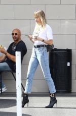 MILEY CYRUS in Denim Out and About in Los Angeles 10/19/2019