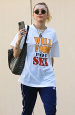 MILEY CYRUS Out and About in Los Angeles 10/24/2019