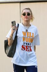 MILEY CYRUS Out and About in Los Angeles 10/24/2019