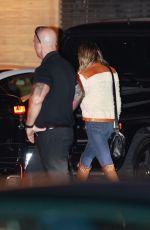 MILEY CYRUS Out for Dinner in Malibu 10/05/2019