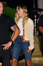 MILEY CYRUS Out for Dinner in Malibu 10/05/2019