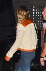 MILEY CYRUS Out for Dinner in Malibu 10/05/2019