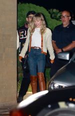 MILEY CYRUS Out for Dinner in Malibu 10/05/2019