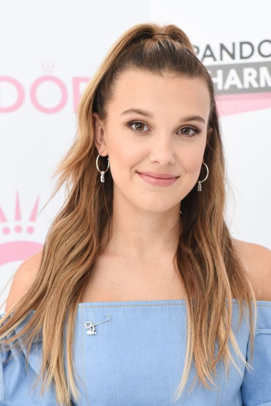 MILLIE BOBBY BROWN at Pandora Me Charm Academy in New York 10/04/2019