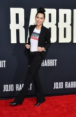 MINIE DRIVER at Jojo Rabbit Premiere in Los Angeles 10/15/2019