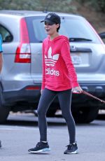 MIRANDA COSGROVE Out with Her Dog in Los Angeles 10/06/2019