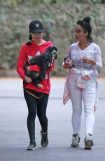 MIRANDA COSGROVE Out with Her Dog in Los Angeles 10/06/2019