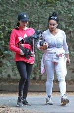 MIRANDA COSGROVE Out with Her Dog in Los Angeles 10/06/2019