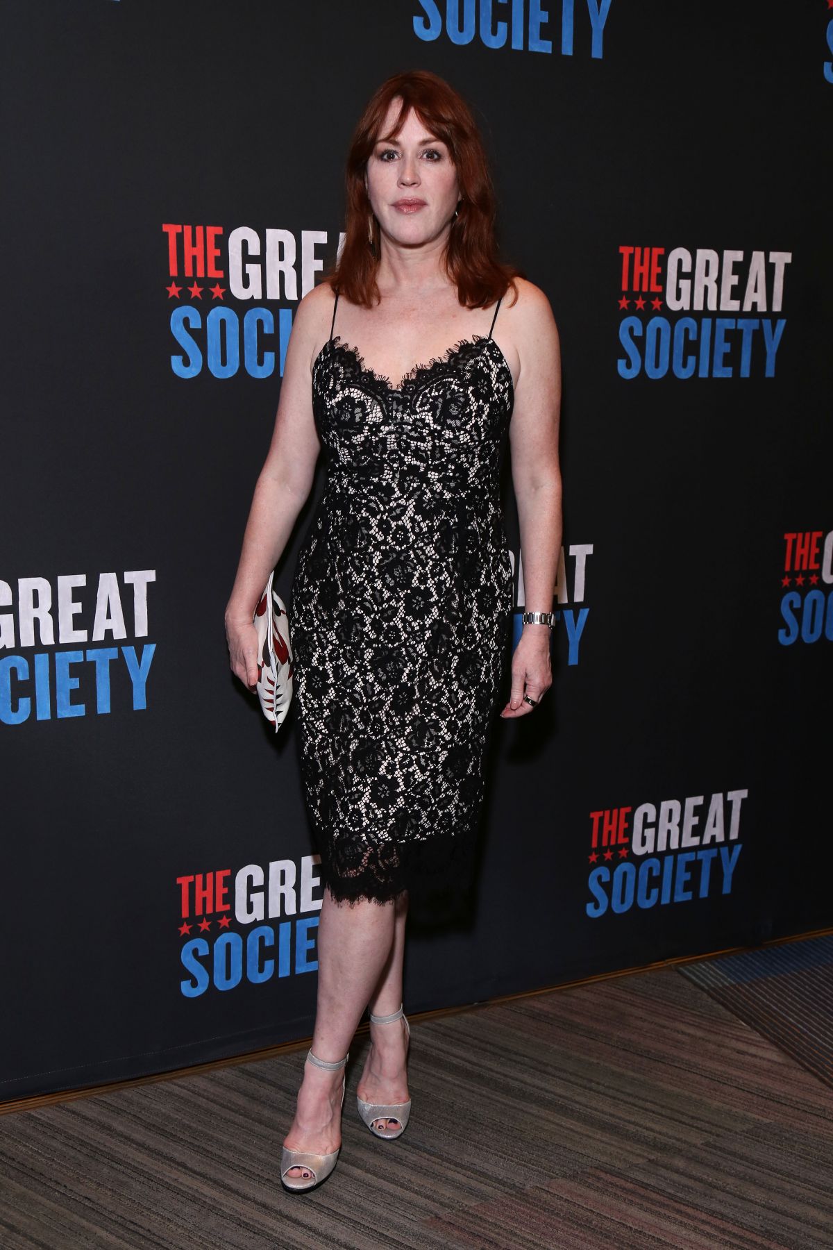 MOLLY RINGWALD at The Great Society Play Opening Night in New York 10/01/20...