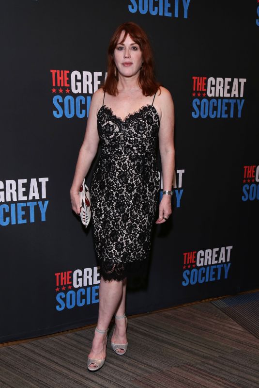 MOLLY RINGWALD at The Great Society Play Opening Night in New York 10/01/2019