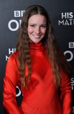 MORFYDD CLARK at His Dark Materials Premiere in London 01/15/2019