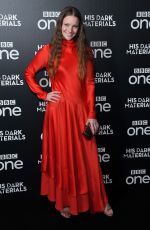 MORFYDD CLARK at His Dark Materials Premiere in London 01/15/2019