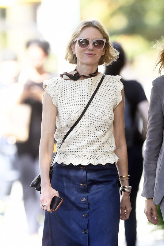 NAOMI WATTS Out for Lunch at Cafe Cluny in New York 09/27/2019