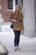 NAOMI WATTS Out with Her Dog in New York 10/01/2019