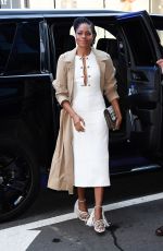 NAOMIE HARRIS Arrives at Good Morning America in New York 10/21/2019