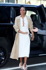 NAOMIE HARRIS Arrives at Good Morning America in New York 10/21/2019