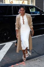 NAOMIE HARRIS Arrives at Good Morning America in New York 10/21/2019