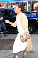 NAOMIE HARRIS Arrives at Good Morning America in New York 10/21/2019