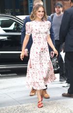 NATALIE PORTMAN Arrives at Build Series in New York 10/02/2019