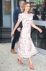 NATALIE PORTMAN Arrives at Build Series in New York 10/02/2019