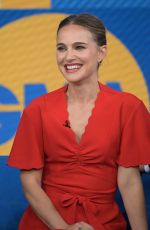 NATALIE PORTMAN at Good Morning America in New York 10/03/2019