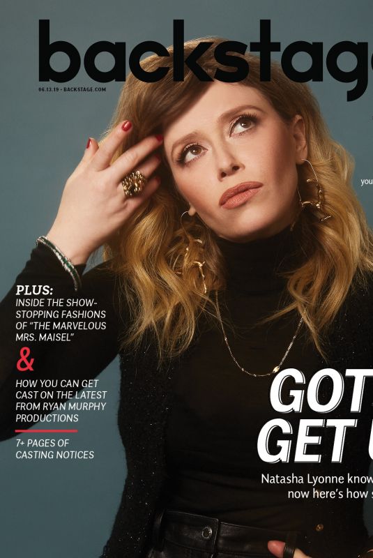 NATASHA LYONNE for Backstage Magazine, June 2019