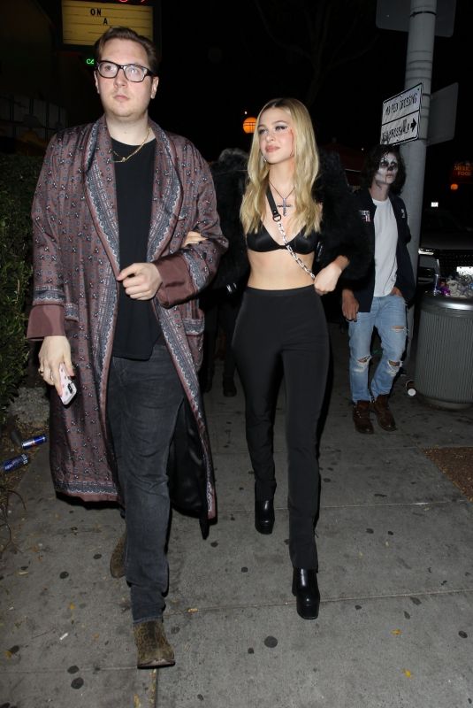 NICOLA PELTZ and Justin Campbell at Drake