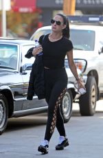 NIKKI BELLA Out for Lunch at Verve in West Hollywood 10/01/2019