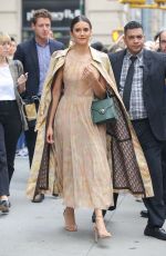 NINA DOBREV Arrives at Build Series in New York 10/07/2019