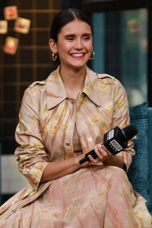NINA DOBREV at Build Studios in New York 10/07/2019