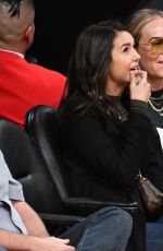 NINA DOBREV at Golden State Warriors vs. Los Angeles Lakers Game at Staples Center 10/16/2019